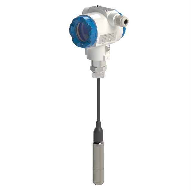 Transmetteur de température et de pression submersible combiné à canal LED à 2 voies HPTM480 